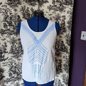 Silky Boho tank top sz L